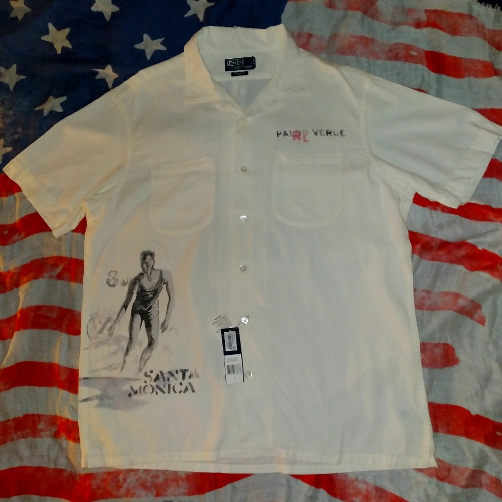 Polo Ralph Lauren Button Down Shirt Large, NWT